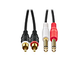 3m �s��×2-��6.3mm ���m�����W��×2   AT-MI81/3.0 �m3.0m�n