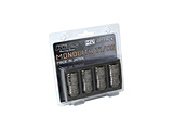 MN03GK-4P �ђʃi�b�g Kics MONOLITH T1/06 M12XP1.25 Glorious Black 4pcs �O�����A�X�u���b�N
