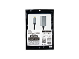 fϊA_v^ [USB-C IXX HDMI] 4KΉ(Android/iOS/Mac/Windows11Ή) ubN YTYPECHDMIADPT