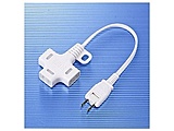 TAP-B34W (抜け止め延長コード/2P/3個口/0.3m)