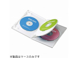 CD／DVD／Blu-ray対応収納トールケース　（4枚収納&#215;3セット・ホワイト）　DVD-TN4-03W