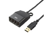 USB-HEX415BK (USBnu/茳p/4|[g/1.5m/ubN) [EU RoHSwߏ]