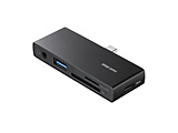 ADR-5TCSDP3BK USB 5Gbps Type-C カードリーダー（USB 2ポート搭載）