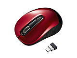 マウス  レッド MA-WBLC41R ［BlueLED /無線(ワイヤレス) /3ボタン /USB (Type-C)］