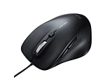 マウス (Chrome/Mac/Windows11対応) ブラック MA-SBL198BKN ［BlueLED /有線 /5ボタン /USB］