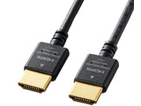 KM-HD20-PS10 HDMI�P�[�u�� Premium [1m /HDMI��HDMI /�X�����^�C�v /�C�[�T�l�b�g�Ή�] �y864�z