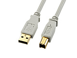 USB-A �� USB-B�P�[�u�� [5m /USB2.0]  ���C�g�O���[ KU20-5HK2
