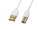 USB-A �� USB-B�P�[�u�� [1.5m /USB2.0] �ɍ� �z���C�g KU20-SL15WK