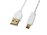 USB-A  mini USBP[u [] /2.5m /USB2.0] ɍ zCg KU-SLAMB525WK