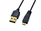 USB-A  micro USBP[u [] /0.5m /USB2.0] ɍ ubN KU-SLAMCB05K m0.5mn