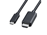 USB-C �� HDMI �P�[�u�� [�f�� /3.0m /4K]  �u���b�N KC-ALCHD30K �mUSB-C �� HDMI /4K�n