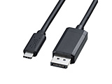 USB-C �� DisplayPort �P�[�u�� [�f�� /1.0m /4K�Ή�]  �u���b�N KC-ALCDP10K �m4K�n