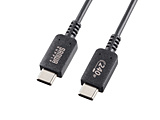 USB-C �� USB-C�P�[�u�� [�[�d /�]�� /1.0m /PD240W /USB2.0]  �u���b�N KU-CCPE10