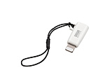 Lightning�ϊ��A�_�v�^ [USB-C �I�X�����X Lightning] MFi�F��  �z���C�g AD-USB30LCFW