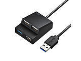 USB-3H413BKN USB-Anu (Chrome/Mac/Windows11Ή)  moXp[ /4|[g /USB 3.2 Gen1Ήn