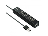 USB-2H701BKN USB-Anu (Chrome/Mac/Windows11Ή) ubN moXZtp[ /7|[g /USB2.0Ήn