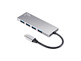 USB-10TC13SV USB-C �� USB-A �ϊ��n�u (Chrome/Android/iPadOS/iOS/Mac/Windows11�Ή�)  �m�o�X�p���[ /4�|�[�g /USB 3.2 Gen2�Ή��n