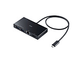 �mUSB-C �I�X�����X HDMI / LAN / USB-A��2 / USB-C] USB PD�Ή� 100W �h�b�L���O�X�e�[�V����   USB-DKM10BK �mUSB Power Delivery�Ή��n