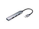 USB-5TC26GM USB-C �� USB-A �ϊ��n�u (Chrome/Android/iPadOS/iOS/Mac/Windows11�Ή�)  �m�o�X�p���[ /4�|�[�g /USB 3.2 Gen1�Ή��n
