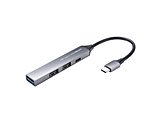 USB-5TC27GM USB-C �� USB-C�{USB-A �ϊ��n�u (Chrome/Android/iPadOS/iOS/Mac/Windows11�Ή�)  �m�o�X�p���[ /4�|�[�g /USB 3.2 Gen1�Ή��n