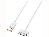 供iPod/iPhone/iPad使用的USB电缆(白)KB-IPUSB15W