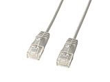KB-SL6-005(�J�e�S��6 �X�g���[�g �ɍ�LAN�P�[�u��/���C�g�O���[/0.5m)