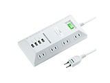 USB�[�d�|�[�g�t���^�b�v�@���^   TAP-B109U-3WN �m4�|�[�g�n