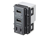 AC�t������USB���d�p�R���Z���g  �O���[ TAP-KJUSB2AC1GY �m1�� /3�|�[�g /�X�C�b�`���n