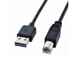 5.0m USB2.0�P�[�u�� �yA�z�́yB�z A�R�l�N�^���ʑ}���^�C�v�i�u���b�N�j�@KU-R5