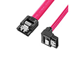 预先L型序列ATA3电缆(有两门销的.0.5m)TK-SATA3-05SL