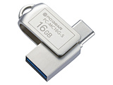 USB������ PCGEAR(Android//Mac/Windows)  PC-MC16G-S �m16GB /USB TypeA�{USB TypeC /USB3.2 /��]���n