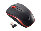 マウス  ブラック/レッド PC-SMWIM32 K ［IR LED /無線(ワイヤレス) /3ボタン /USB］
