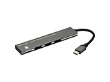�mUSB-C �I�X�����X microSD�J�[�h�X���b�g / USB-A��3�n�ϊ��A�_�v�^   PC-SH3PC08-H
