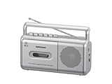 モノラルラジオカセットレコーダー AudioComm RCS-531Z ワイドFM対応