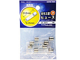 ガラス管ヒューズ 3A-250V 4本入 DZ-GF3