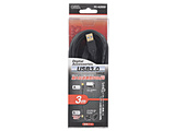 USB-A �� USB-B�P�[�u�� [3m /USB3.0]  �u���b�N PC-N2059