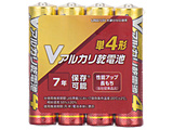 Vアルカリ乾電池 単4形 4本パック   LR03VN4S ［4本 /アルカリ］ 【864】