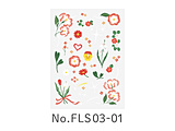 �f�R���[�V�����X�e�b�J�[�@�t�����[�@�O�P favluv(�t�@�u���u)  FLS03-01