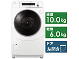 ドラム式洗濯乾燥機  ホワイト系 ES-H10F-WL ［洗濯10.0kg /乾燥6.0kg /ヒーター乾燥(水冷・除湿タイプ) /左開き］