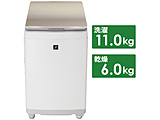 縦型洗濯乾燥機  ゴールド系 ES-PW11F-N ［洗濯11.0kg /乾燥6.0kg /ヒーター乾燥(排気タイプ) /上開き］ 【買い替え10000pt】