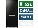 冷蔵庫  ピュアブラック SJ-GD15J-B ［約49.5cm /2ドア /右開き/左開き付け替えタイプ /152L /2022年］