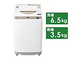 縦型洗濯乾燥機  ゴールド系 ES-T6GBK-N ［洗濯6.5kg /乾燥3.5kg /ヒーター乾燥(排気タイプ) /上開き］ 【買い替え3000pt】