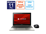 ノートパソコン dynabook K1 (K1/V) ゴールド P1K1VPTG ［10.1型 /Windows11 Pro /intel Celeron /メモリ：4GB /フラッシュメモリ：128GB /Office HomeandBusiness /日本語版キーボード /2023年5月モデル］