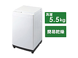 全自动电动洗衣机白WM-ED55W[在洗衣5.5kg/简易干燥(送风功能)/上开]