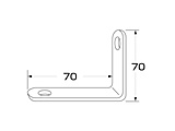 �X�g�����O�X�e�[�@NO.13 �i70×70mm�j