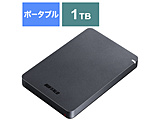 HD-PGF1.0U3-BKA(ブラック) [ポータブル型 /1TB] USB3.1(Gen.1)対応 ポータブルハードディスク[Win・Mac対応]