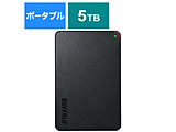 HD-PCFS5.0U3-GBA [ポータブル型 /5TB] USB3.1(Gen.1)対応 ポータブルHDD ブラック 【864】