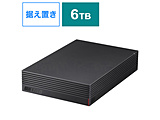 HD-CD6U3-BA 外付けHDD  ブラック ［据え置き型 /6TB］ 【864】