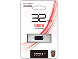 USBメモリ HIDISC シルバー HDUF124S32G3 ［32GB /USB3.0 /USB TypeA /スライド式］