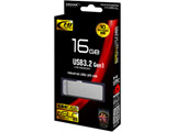 USBメモリ HIDISC シルバー HDUF127S16GPS3 ［16GB /USB3.0 /USB TypeA /スライド式］
